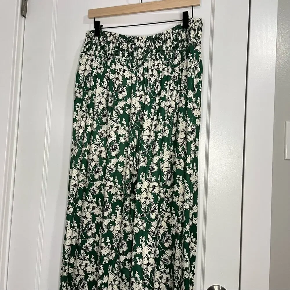 Hutch Anthropologie Wide Leg Floral Pants